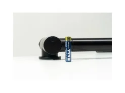 VIZIO Wasserhahn Vorfenster Küchenarmatur Umklappbar 45 CM mit 360° Schwenkbarem Auslauf Abnehmbare 2 Strahl Handbrause Schwarz Matt   Schwarz