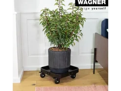 Wagner design Pflanzenroller Sun City 0816 Schwarz