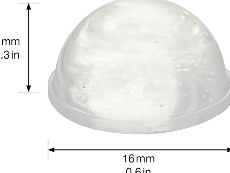 Wagner Topffüße Set Selbstklebend Transparent Ø 16 mm
