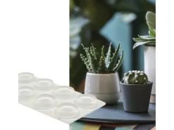 Wagner Topffüße Set Selbstklebend Transparent Ø 13 mm