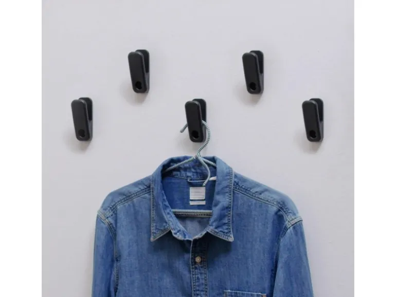 Wagner Wandhaken Hooks4home Klammer 85 mm x 35 mm x 40 mm Schwarz