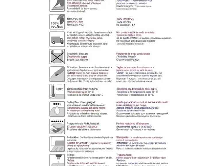 WALLFACE 27049 OCEAN Anthracite Wandpaneel Metall-Optik Spiegelnd Grau 2600 mm x 1000 mm x 8,24 mm 2,6 m2 Anthrazit