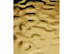 WALLFACE 27823 OCEAN Gold Wandpaneel in Metall-Optik Spiegelnd Gold 2600 mm x 1000 mm x 8,24 mm 2,6 m2 Gold