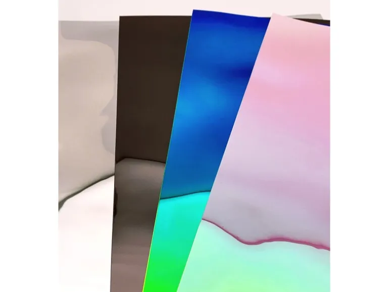 WALLFACE 27048 OCEAN Hollywood Wandpaneel Metall-Optik holographisch Pink 2600 mm x 1000 mm x 8,24 mm 2,6 m2 Pink