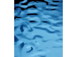 WALLFACE 27047 OCEAN Ice Blue Wandpaneel Metall-Optik Blau lichtBlau 2600 mm x 1000 mm x 8,24 mm 2,6 m2 Blau