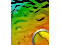 WALLFACE 27743 OCEAN Rainbow Wandpaneel Metall-Optik Holographisch Grün 2600 mm x 1000 mm x 8,24 mm 2,6 m2 Grün