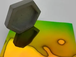 WALLFACE 27743 OCEAN Rainbow Wandpaneel Metall-Optik Holographisch Grün 2600 mm x 1000 mm x 8,24 mm 2,6 m2 Grün