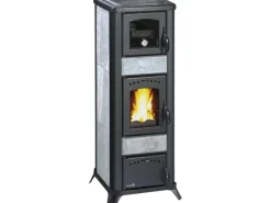 Wamsler Küchenofen Naturstein Schwarz 7,5 kW