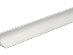 Wandanschlussleiste Aluminium eloxiert Silber gebürstet 15 mm x 2,5 m