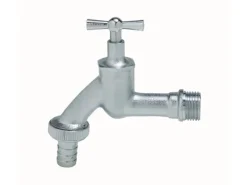 Wasserhahn 26,4 mm (R 3/4) AG matt verchromt