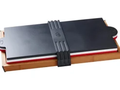 Weber Bambus Schneidebrett 50 x 32 cm inkl. 3 Vinyl Auflagen