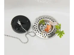 Wenko Abfluss-Sieb 2er-Set Edelstahl