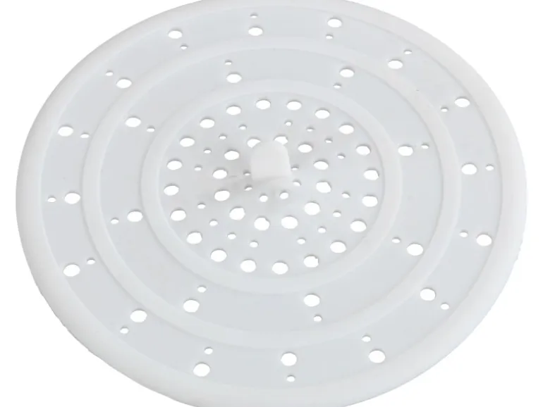 Wenko Abfluss-Sieb Silikon Weiß