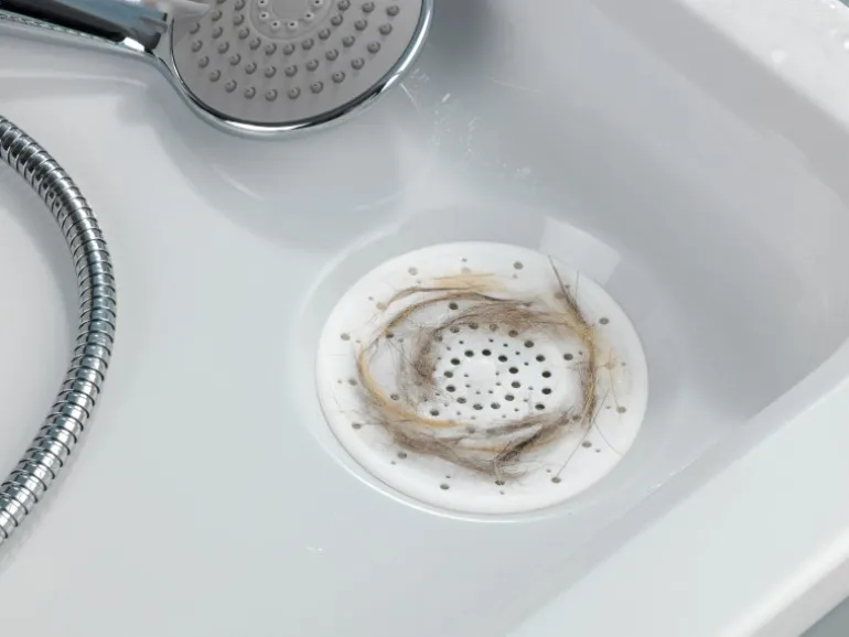 Wenko Abfluss-Sieb Silikon Weiß