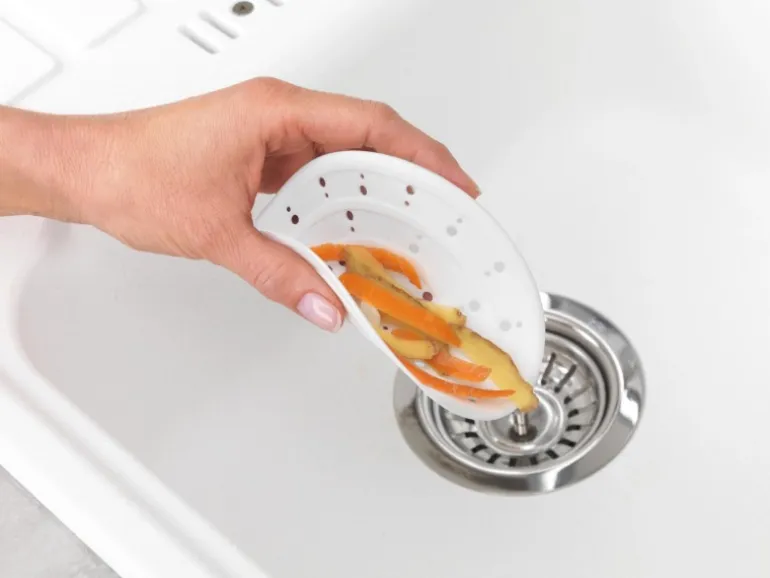 Wenko Abfluss-Sieb Silikon Weiß