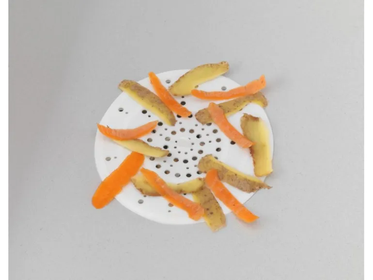 Wenko Abfluss-Sieb Silikon Weiß