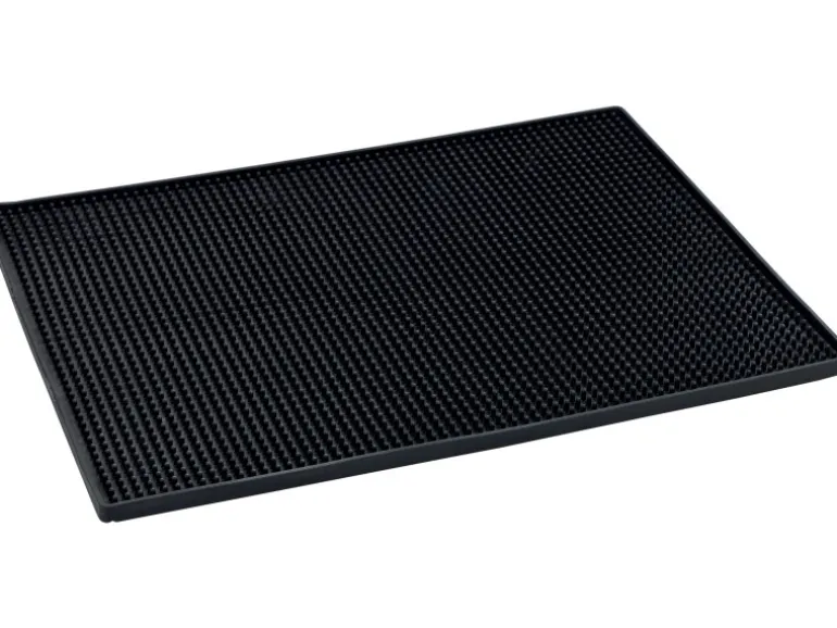 Wenko Abtropfmatte Maxi 40 cm x 30 cm Black Outdoor Kitchen Schwarz