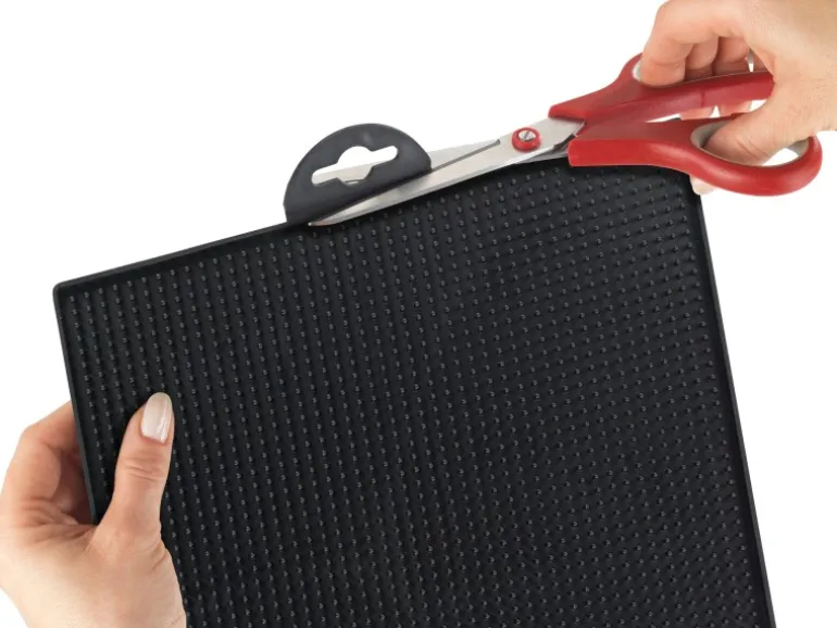 Wenko Abtropfmatte Maxi 40 cm x 30 cm Black Outdoor Kitchen Schwarz