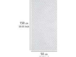Wenko Anti-Rutsch-Matte Noppen Zuschneidbar 150 cm x 50 cm Weiß