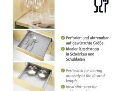 Wenko Anti-Rutsch-Matte Perforiert 150 cm x 50 cm