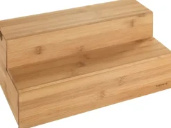 Wenko Bambus Treppe für Kaffee und Tee 33 cm x 17,5 cm x 15 cm