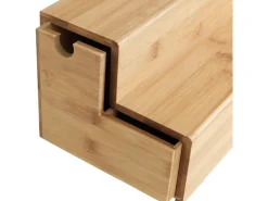 Wenko Bambus Treppe für Kaffee und Tee 33 cm x 17,5 cm x 15 cm