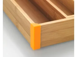 Wenko Besteckkasten Bambus Ausziehbar 25,7-38,5 cm x 5,1 cm x 35,7 cm