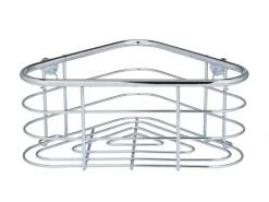 Wenko Eckablage Trestina 25 cm x 10,5 cm 16,5 cm Edelstahl Silber Glänzend