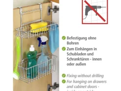 Wenko Einhängregal Flexi mit 2 Ablagen