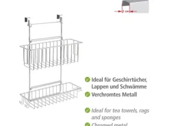 Wenko Einhängregal Flexi mit 2 Ablagen