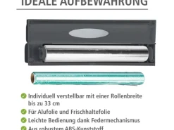 Wenko Folienschneider Perfect-Cutter 38 cm x 5,2 cm x 6,7 cm Anthrazit