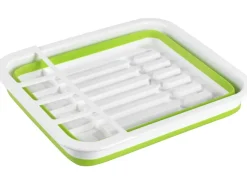 Wenko Geschirrabtropfer faltbar Weiß-Grün