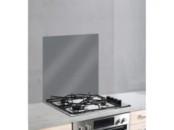 Wenko Glasrückwand Grau 60 cm x 70 cm