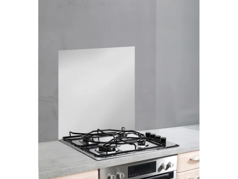 Wenko Glasrückwand Silber 60 cm x 70 cm