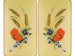 Wenko Herdabdeckplatte Universal 2er Set Kornblumen