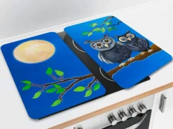 Wenko Herdabdeckplatte Universal 2er Set Eule