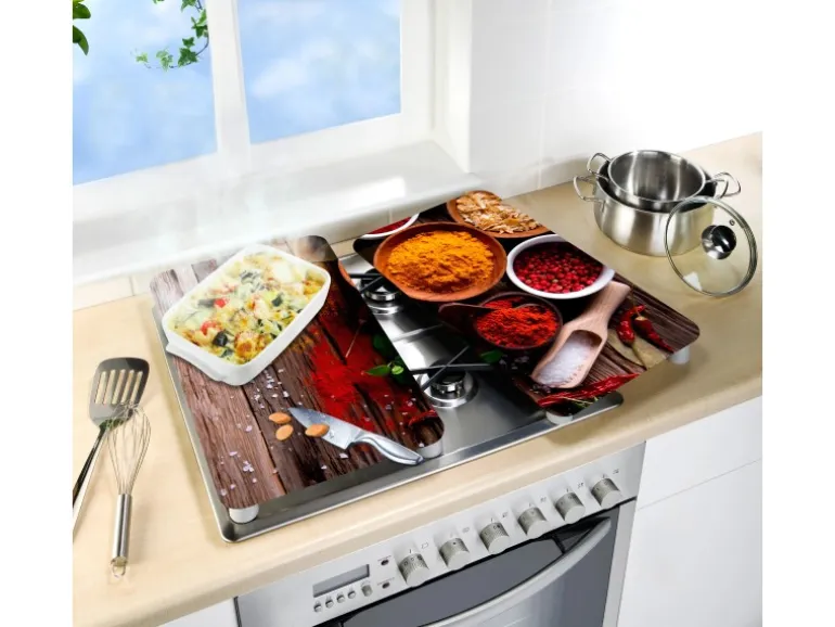 Wenko Herdabdeckplatten Universal Gewürze 2er Set Mehrfarbig