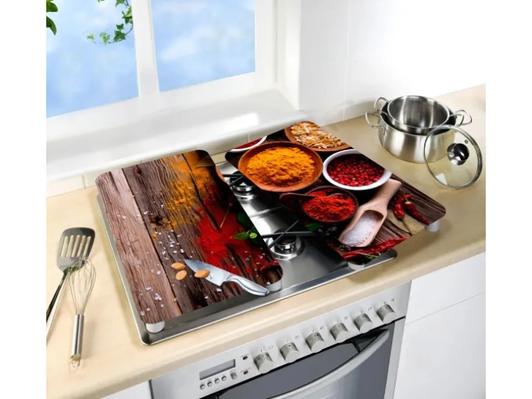 Wenko Herdabdeckplatten Universal Gewürze 2er Set Mehrfarbig