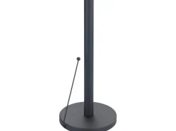 Wenko Küchenrollenhalter Clayton Pulverbeschichtetes Metall Ø 15 x 33 cm Schwarz