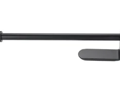 Wenko Küchenrollenhalter Nio Selbstklebend 27,5 cm x 4,5 cm x 7 cm Schwarz