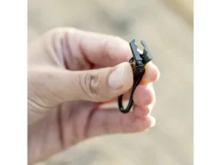 Wenko Klemm-Ösen Metall 1,7 cm x 5,3 cm x 1 cm Schwarz 4 Stück