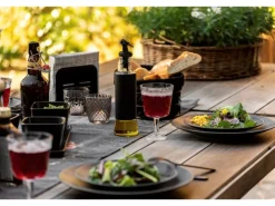 Wenko Öl & Essig Spender Boga 0,3 l mit 1-Klick Verschluss Schwarz