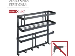 Wenko Multifunktionsregal Gala inkl. 6 Haken