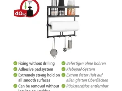 Wenko Multifunktionsregal Gala inkl. 6 Haken