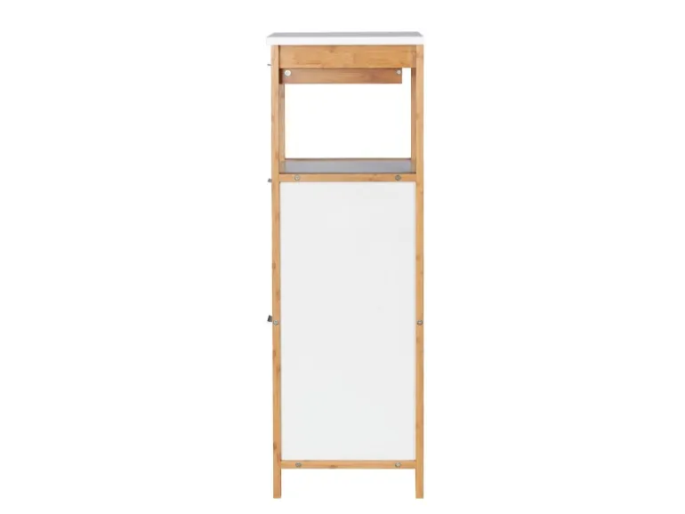 Wenko Regal Finja aus Bambus mit 2 Ablagen 34 x 89 x 30 cm Braun