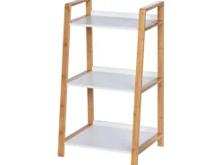 Wenko Regal Finja Bambus Braun mit 3 Etagen