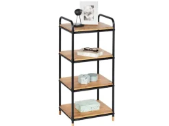 Wenko Regal Loft Bambus Braun mit 4 Etagen