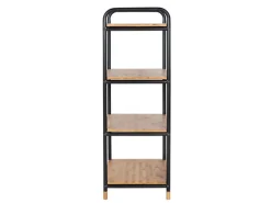 Wenko Regal Loft Bambus Braun mit 4 Etagen