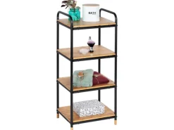 Wenko Regal Loft Bambus Braun mit 4 Etagen