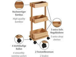 WENKO Regal Tortona Bambus
